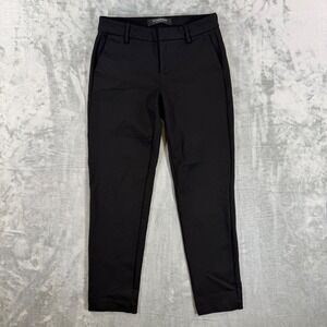 Liverpool Kelsey Knit Slim Trousers Women's Size 0/25 Black Dress Pants